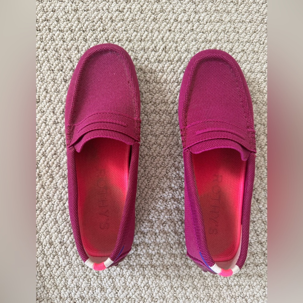 Rothy’s Pink Driving Loafers